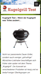 Mobile Screenshot of kugelgrilltest.net