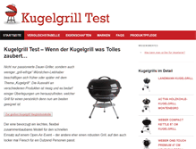 Tablet Screenshot of kugelgrilltest.net